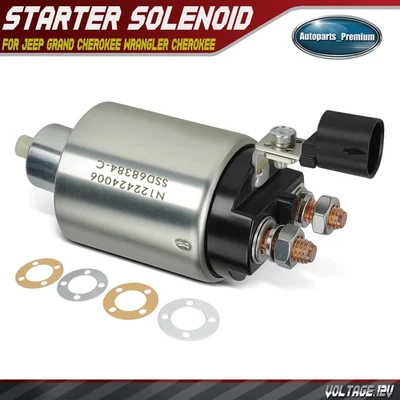 Interruptor solenoide de arranque 12V para Jeep Grand Cherokee 99-02 Wrangler Cherokee TJ Foto 1 de 4