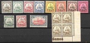 SAMOA GERMAN LOT 1900 MINT NH and USED VF - Picture 1 of 1