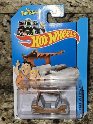 Nuevo coche Mattel Hot Wheels 2014 HW City Tooned The Flintstones Flintmobile 83/250 Foto 1 de 3