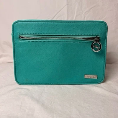 Cartera Pouchee Azul Claro Sin Correa Organizador  Foto 1 de 4