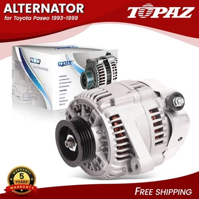 Alternator for Toyota Paseo 1993-1999 Tercel L4 1.5L 70A 12 V CW 4-Groove Pulley - Image 1 of 4