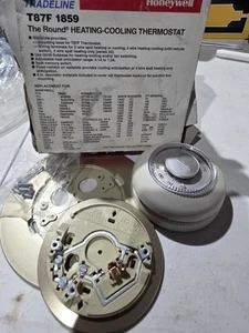 Honeywell T87F 1859 El Termostato Redondo - Caja Abierta - Envío Gratis - Imagen 1 de 6