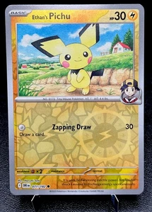 Ethan's Pichu 071/182 NM Reverse Holo Adorable Countryside Farm Art Pokemon Card - Picture 1 of 3
