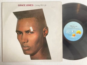 GRACE JONES "Living My Life" 1982 Oz Press Electronic Rock LP.. - Picture 1 of 3
