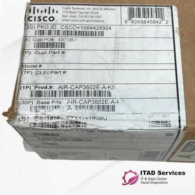 CISCO AIR-CAP3602E-A-K9 - BRAND NEW OPEN BOX - Image 1 of 3