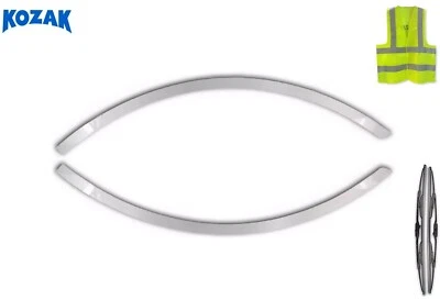 Juego de molduras de acento de acampanado de panel diestro y derecho compatible con Volvo VNL 2004-2017 Foto 1 de 4