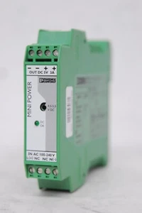 Phoenix Contact MINI-PS-100-240AC/5DC/3 DIN rail Mount Power Supply 5V 3A - Picture 1 of 8