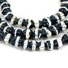 Dog Tooth Black Ruffle Trade Beads Africa