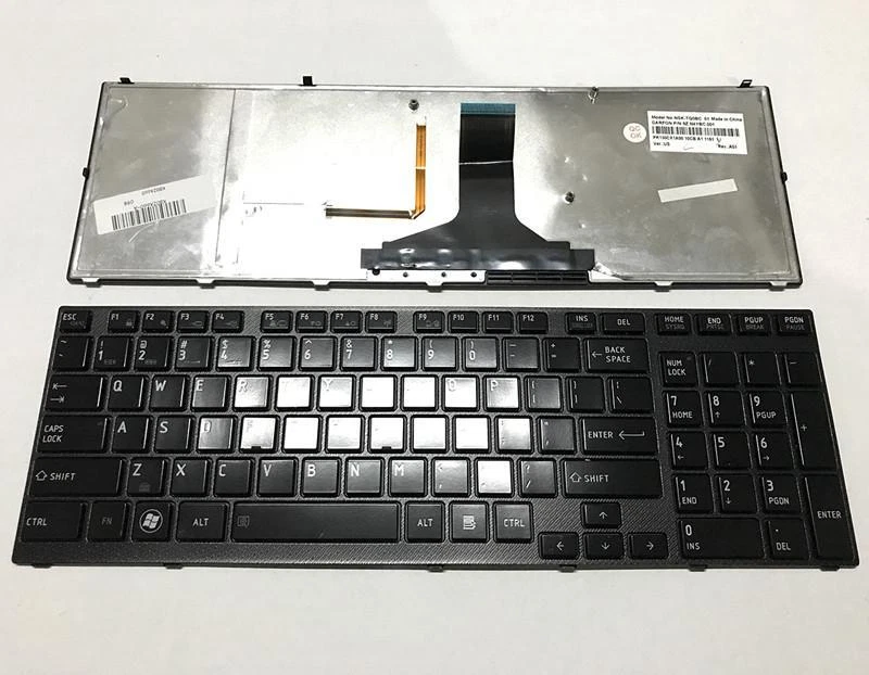NUEVO para Toshiba Satellite A660 A665 A660D A665D Teclado Retroiluminado EE. UU.  Foto 1 de 1