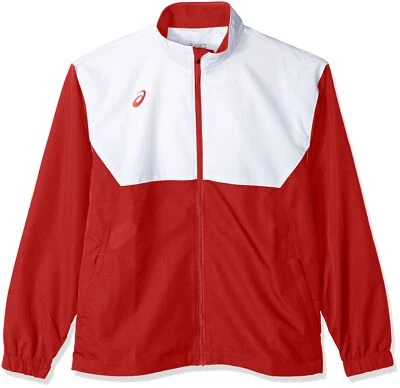 Chaqueta Upsurge ASICS Jr. 302733 para niños, roja/blanca talla X-grande Foto 1 de 2