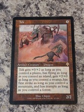 Tek - Artifact Dragon - Magic the Gathering MTG Invasion Nice!