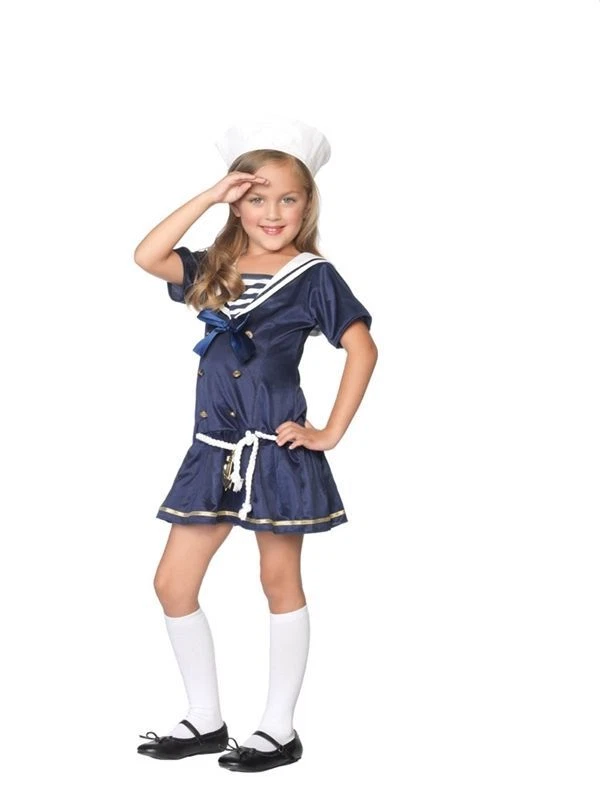 Shipmate Cutie Sailer Girl Girls or Toddler Costume - Image 1 of 2