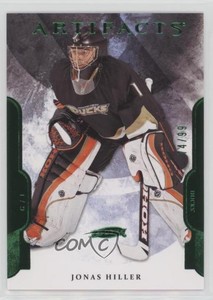 2011-12 Upper Deck Artifacts Emerald /99 Jonas Hiller #24