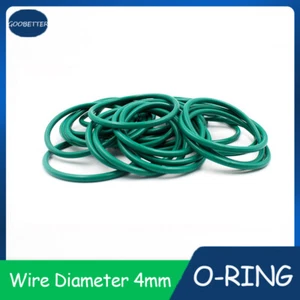 4mm Cross Section 60-99mm OD O-Rings Water Resistant Fluorine Rubber Seals FKM - Picture 1 of 5
