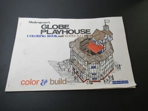 Vintage William Shakespeare Globe Playhouse Craft Kit 1977 Malbuch Modellbausatz - Bild 1 von 5