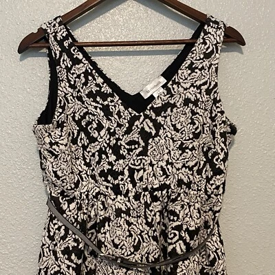 Motherhood Maternity Empire Waist  Dress Floral Black White Small Womens - Image 1 of 4