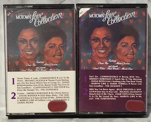Motown Love Collection 1984 Set of 2 Cassette Tapes Diana Michael Smokey Stevie - Imagen 1 de 5