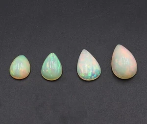 12.90 Cts Natural Multi Ethiopian Opal Cabochon Opal Stone 11x8.5 mm--16x10.5 mm - Picture 1 of 6