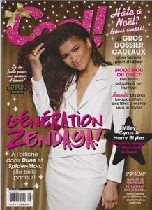 ZENDAYA COOL Magazine 2021 TATE McRAE Hubert Lenoir MILEY CYRUS Harry Styles - Picture 1 of 1