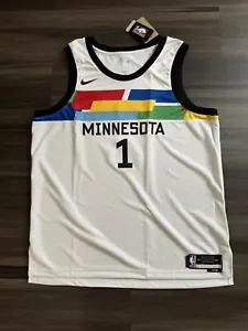 Nike Anthony Edwards Swingman City Edition Jersey DO9601-102 Men’s 2XL MSRP $120 - Picture 1 of 6