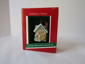 Hallmark Miniature Ornament Old English Village Collector's Series Sweets Shop - Picture 1 of 5