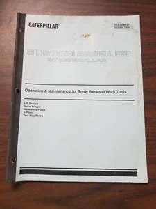 Raupe Betrieb & Wartung für Schneeräumungs-Arbeitsgeräte JS-1101-F13 - Bild 1 von 2
