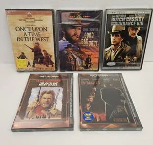 Lot of 5 DVD Western Movies - Clint Eastwood, Paul Newman, Henry Fonda, Bronson - Picture 1 of 4
