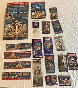 20+ Anything Goes Broadway Revival Musical Zeitungsanzeigen OBC/Abschluss SELTEN Foster - Bild 1 von 1