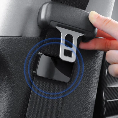 1x Magnetic Car Seat Belt Holder Anti Wear Stabilizer Adjustable Fastener Clip - Image 1 of 4