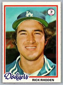 1978 Topps #605 Rick Rhoden Los Angeles Dodgers EX Vintage Stock - Picture 1 of 2