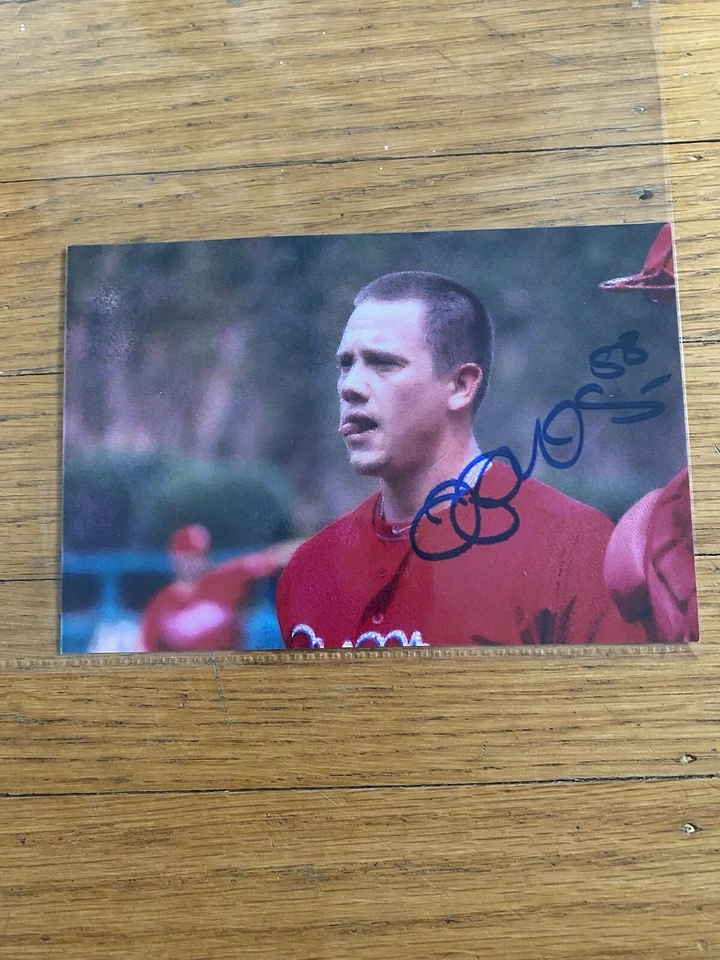 Foto firmada en papel de impresora Jeremy Hellickson Philadelphia Phillies  Foto 1 de 1