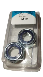 Sechskantmuttern selbst sicheren M 12 verzinkt Muttern 2  stück - Bild 1 von 1