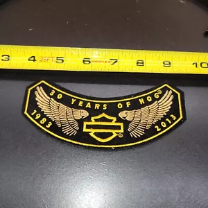 Harley Owners Group HOG Harley Davidson Año Rocker Parche HD H.O.G. NUEVO - Imagen 1 de 2