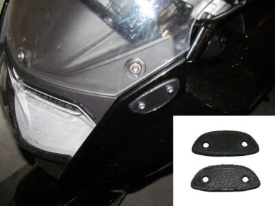 NUEVO Tapas de placas base bloque espejo negro motocicleta para BMW F800ST F 800 ST Foto 1 de 4