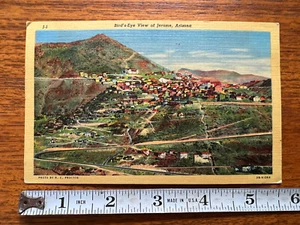 Postal vintage vista de pájaro de Jerome Arizona publicada - Imagen 1 de 2