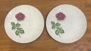 2 J & G Meakin England Sol 301413 *Serenade* Salad Plates Vintage-23cm Diameter - Picture 1 of 4
