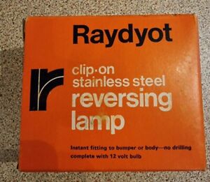 Raydyot clip - on Stainless Steel Reversing Lamp RV10 . New - in Original box.