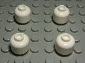 Lego Stein Kopf 1,5x1,5 rund Weiss 4 Stück - Bild 1 von 1
