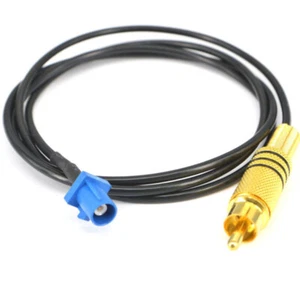 Fakra to RCA Video Camera Input Adaptor Lead for Ford VW Mercedes 50cm - Picture 1 of 4