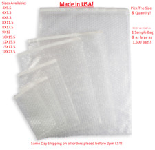 Bubble Out Bags Protective Wrap Pouches 4x5.5 4x7.5 6x8.5 8x11.5 9x12 12x15.5