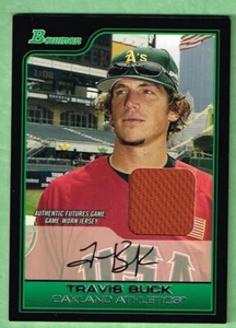 2005 Bomwan Authentic Futures Game - Game worn jersey card - Travis Buck. - Picture 1 of 1