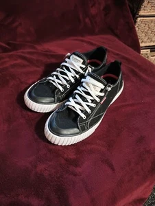 Levi's Womens Anika Sporty Fashion Sneaker Shoe No Heel Logo Canvas Size 7.5 - Picture 1 of 12