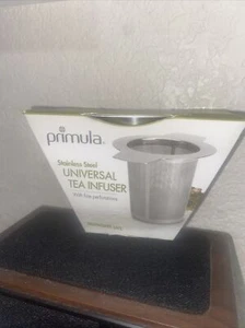 Primula Stainless Steel Universal Tea Infuser w/ Fine Perforations Teacup Teapot - Picture 1 of 5