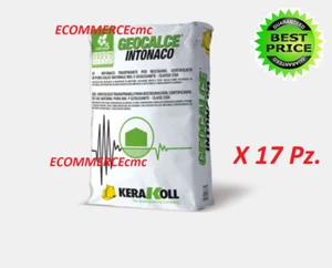 17 x GEOCALE INTONACO KG.25 KERAKOLL INTONACO CIVILE TRASPIRANTE CERTIFICATO - Foto 1 di 1
