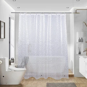 72 x 72 Inches High Quality EVA Shower Curtain Liner Waterproof Antimicrobial - Picture 1 of 41