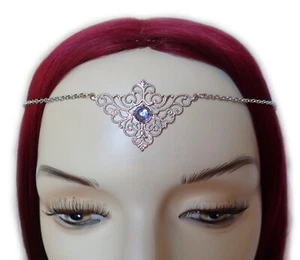 Celtic Renaissance Medieval Circlet Crown Headpiece Headdress Gothic Elven Elf - Picture 1 of 53