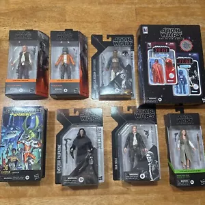 STAR WARS BLACK SERIES CARBONIZED- EMPEROR-ROYAL GUARD-TIE FIGHTER-HAN SOLO-LEIA - Bild 1 von 9