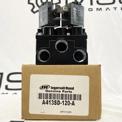 Ingersoll Rand A413SD-120-A A413SD120A Solenoid Air Valve  - Image 1 of 4