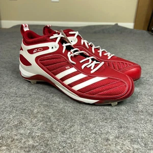 Adidas Herren Baseball Stollen 15 rot grau AST Ryan Howard Mid Metall Softball Sport - Bild 1 von 11