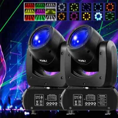 4x 200W Moving Head LED Beam Light 18 Prisma Gobo Bühnenlicht DMX dj Spot - Bild 1 von 4